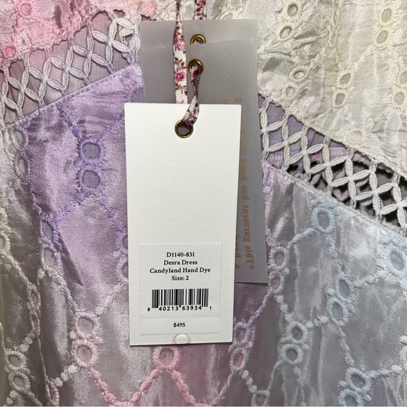 Loveshackfancy Desra dress candyland hand dye size 2 - Picture 3 of 5